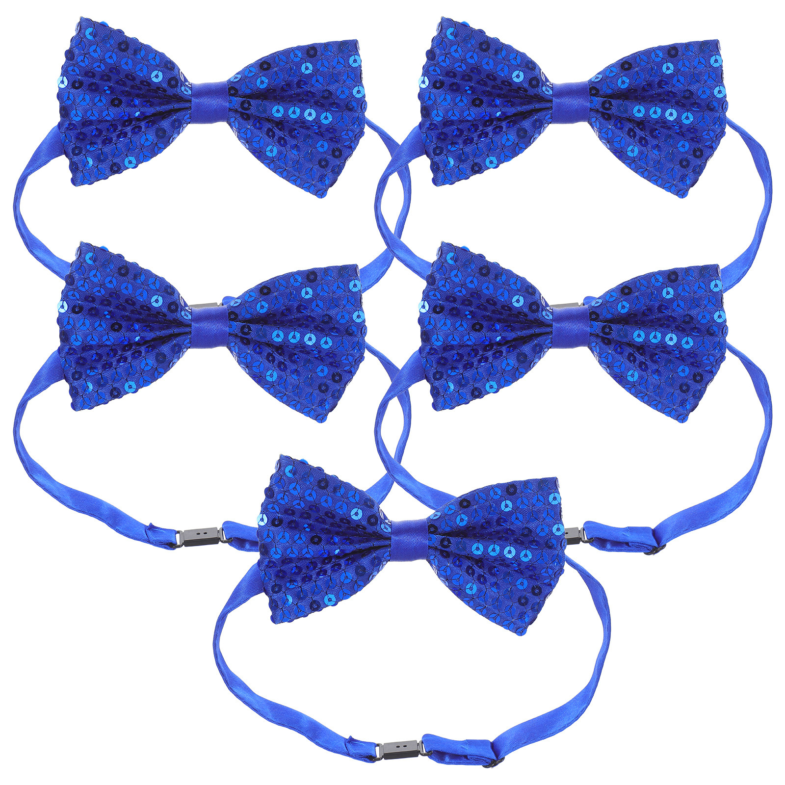 Bow Tie Pre Tied - 5Pcs Children's Sequin Bow Tie Shiny