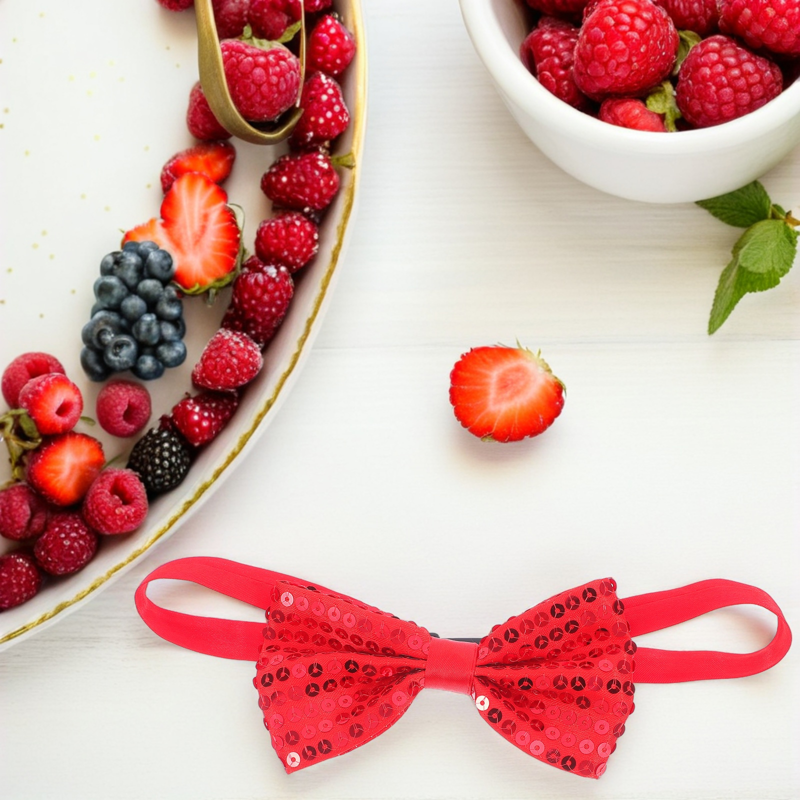 5Pcs Children Sparkly Sequin B - Bow Tie Pre Tied 리뷰 및 가격