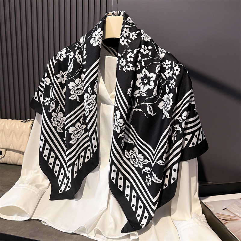 1pcs 90*90cm Floral Printed La - Bandana Cotton 리뷰 및 가격
