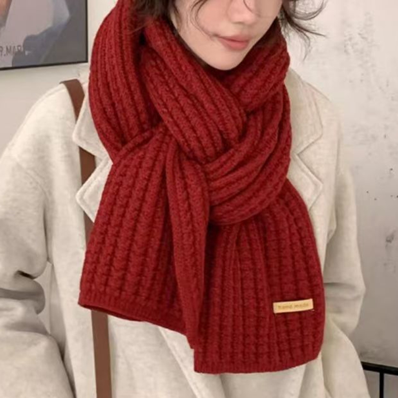 Thick Cable Knit Warm Cashmere - Muffler Men Wool 리뷰 및 가격