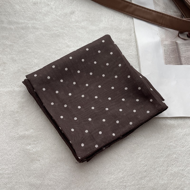 Lady Hair Dot Scarf Female Cot - Bandana Cotton 리뷰 및 가격