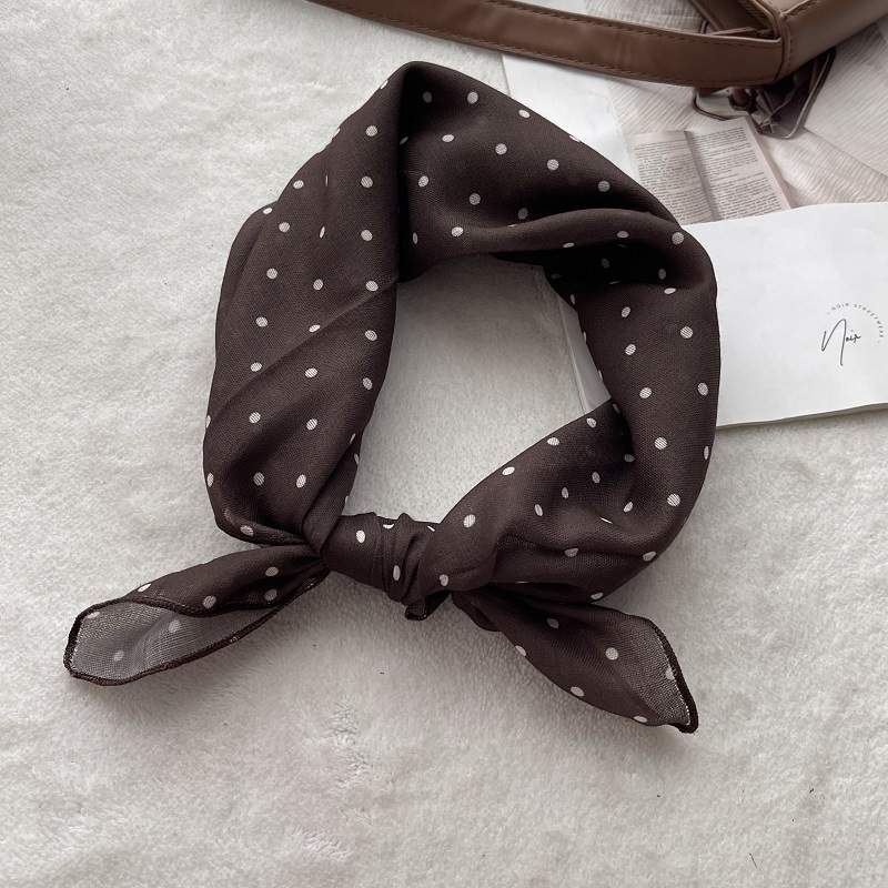 Lady Hair Dot Scarf Female Cot - Bandana Cotton 리뷰 및 가격