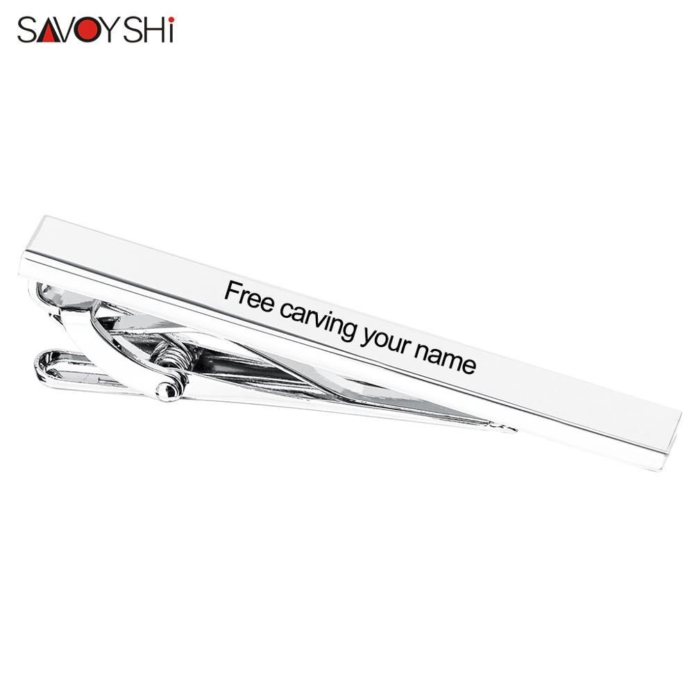 SAVOYSHI Free Engraving Name C - Tie Bar Set Gift 리뷰 및 가격