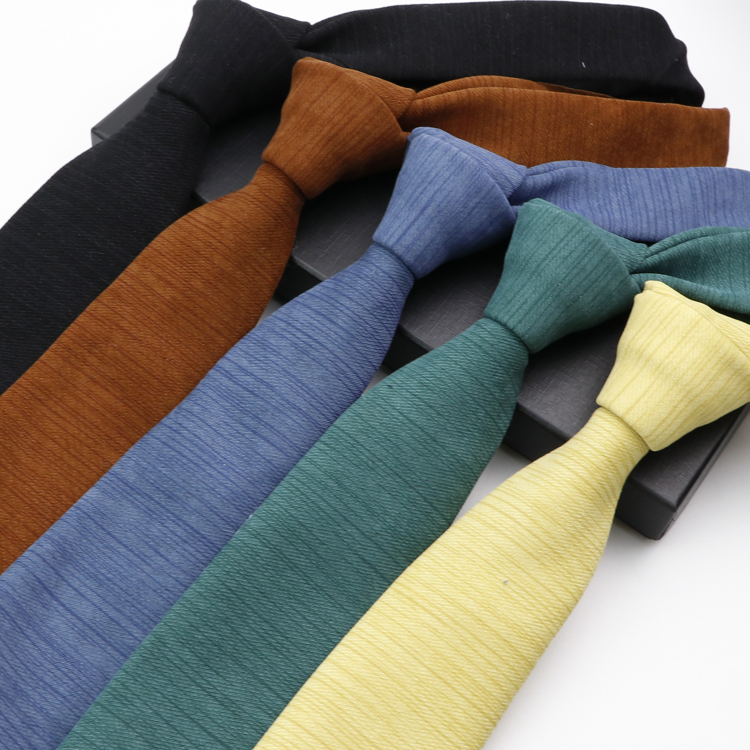 Men's Soft Downy Suede Tie Sol - Skinny Tie Men 리뷰 및 가격