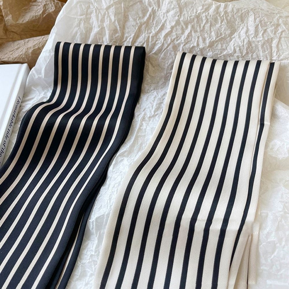 Tie Ribbon Headband Neckerchie - Silk Tie Striped 리뷰 및 가격