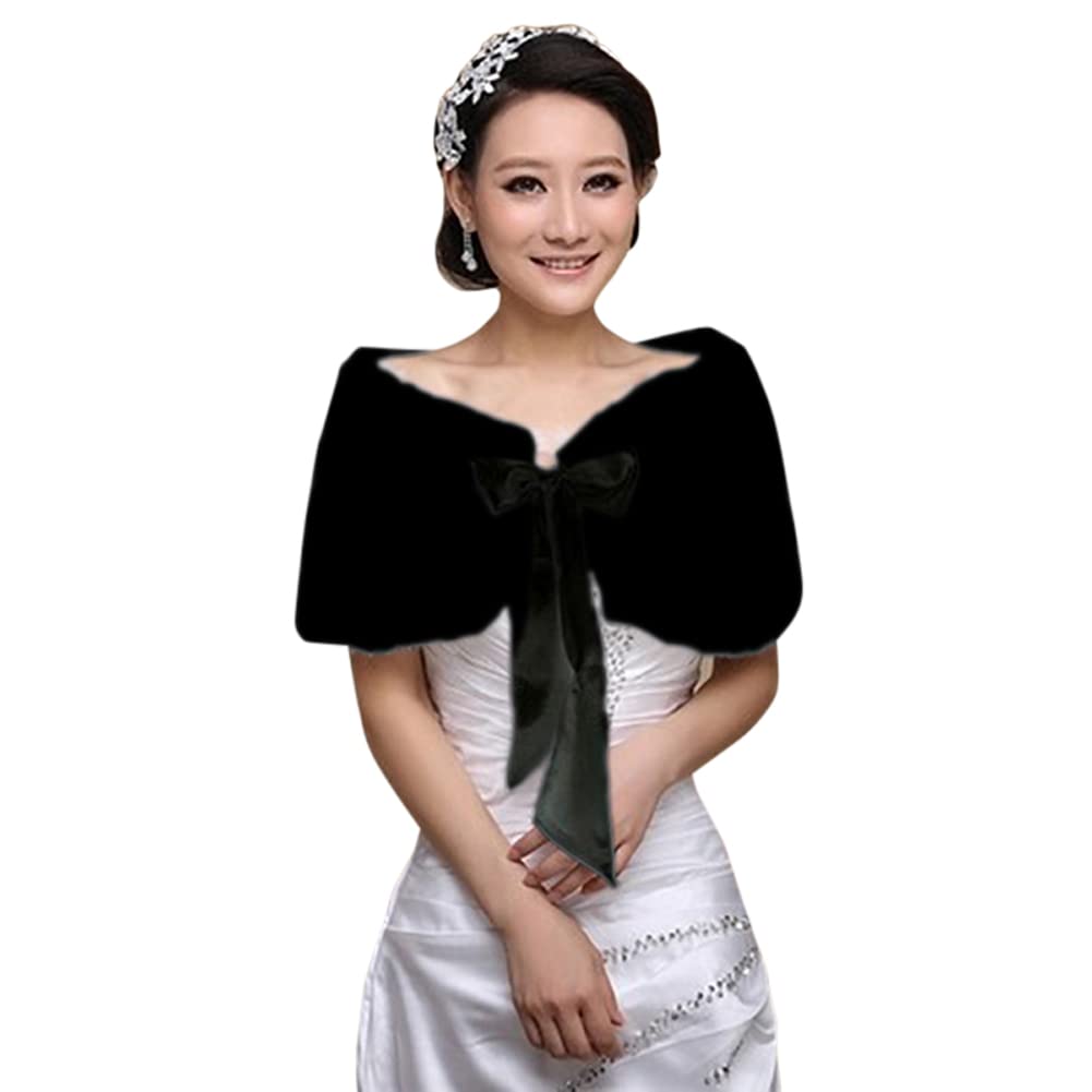 Women's Bridal Wedding Faux Fu - Stole Wedding Shawl 리뷰 및 가격