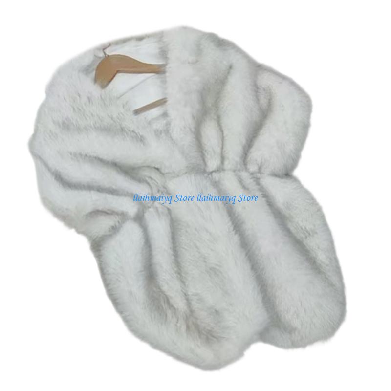 573B Luxurious Artificial Furs - Stole Wedding Shawl 리뷰 및 가격