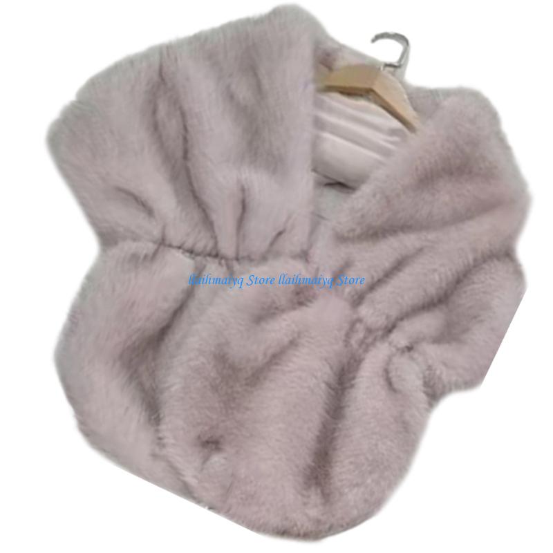 573B Luxurious Artificial Furs - Stole Wedding Shawl 리뷰 및 가격