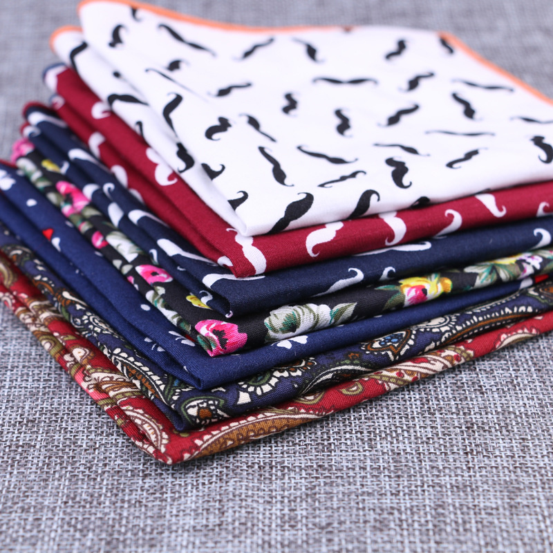 Fashion Cotton Pocket Square F - Handkerchief Cotton Men 리뷰 및 가격