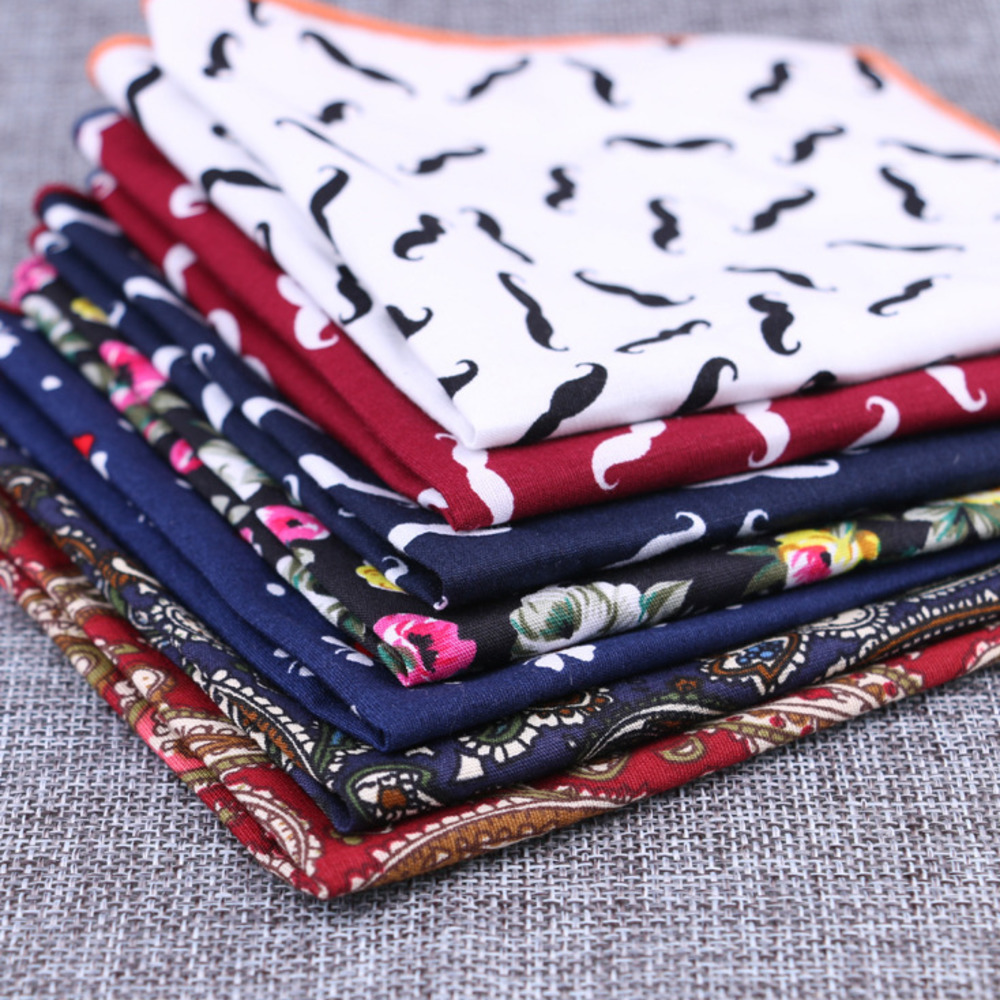 Fashion Cotton Pocket Square F - Handkerchief Cotton Men 리뷰 및 가격