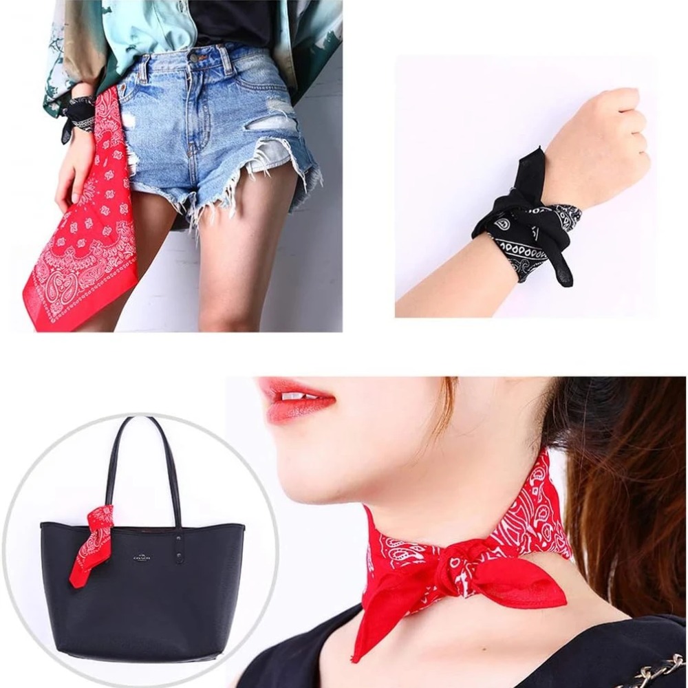 Unisex Men Women Bandana Hairb - Handkerchief Cotton Men 리뷰 및 가격