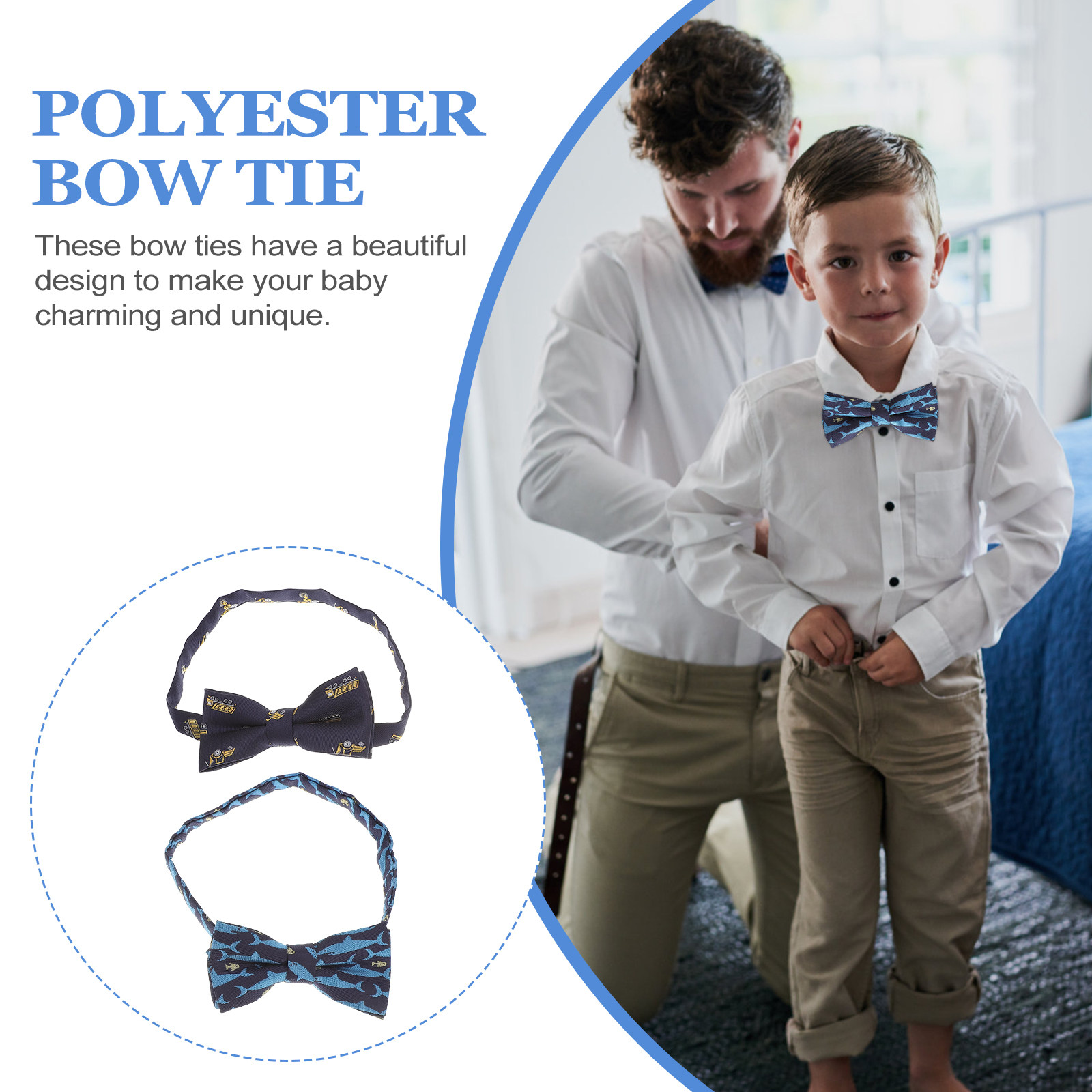 2Pcs Kids Bow Tie Cartoon Pre- - Bow Tie Pre Tied 리뷰 및 가격