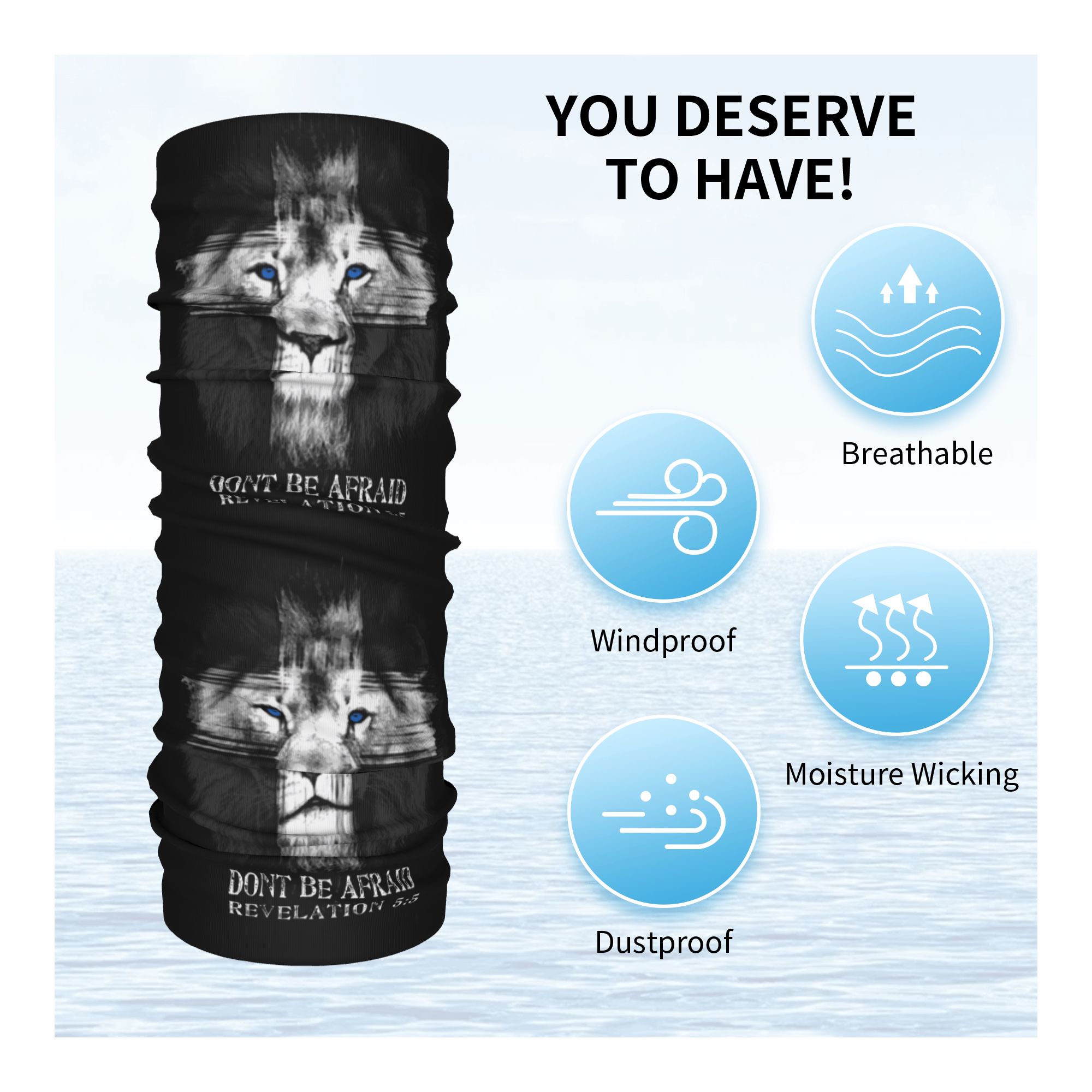 Custom Cool Lion Of Judah Jesu - Neck Warmer Tube 리뷰 및 가격