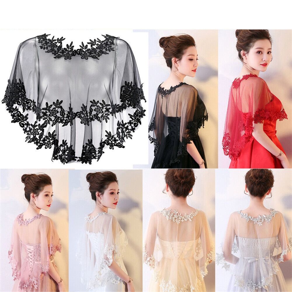 Fashion Lace Short Sleeve Shru - Stole Wedding Shawl 리뷰 및 가격