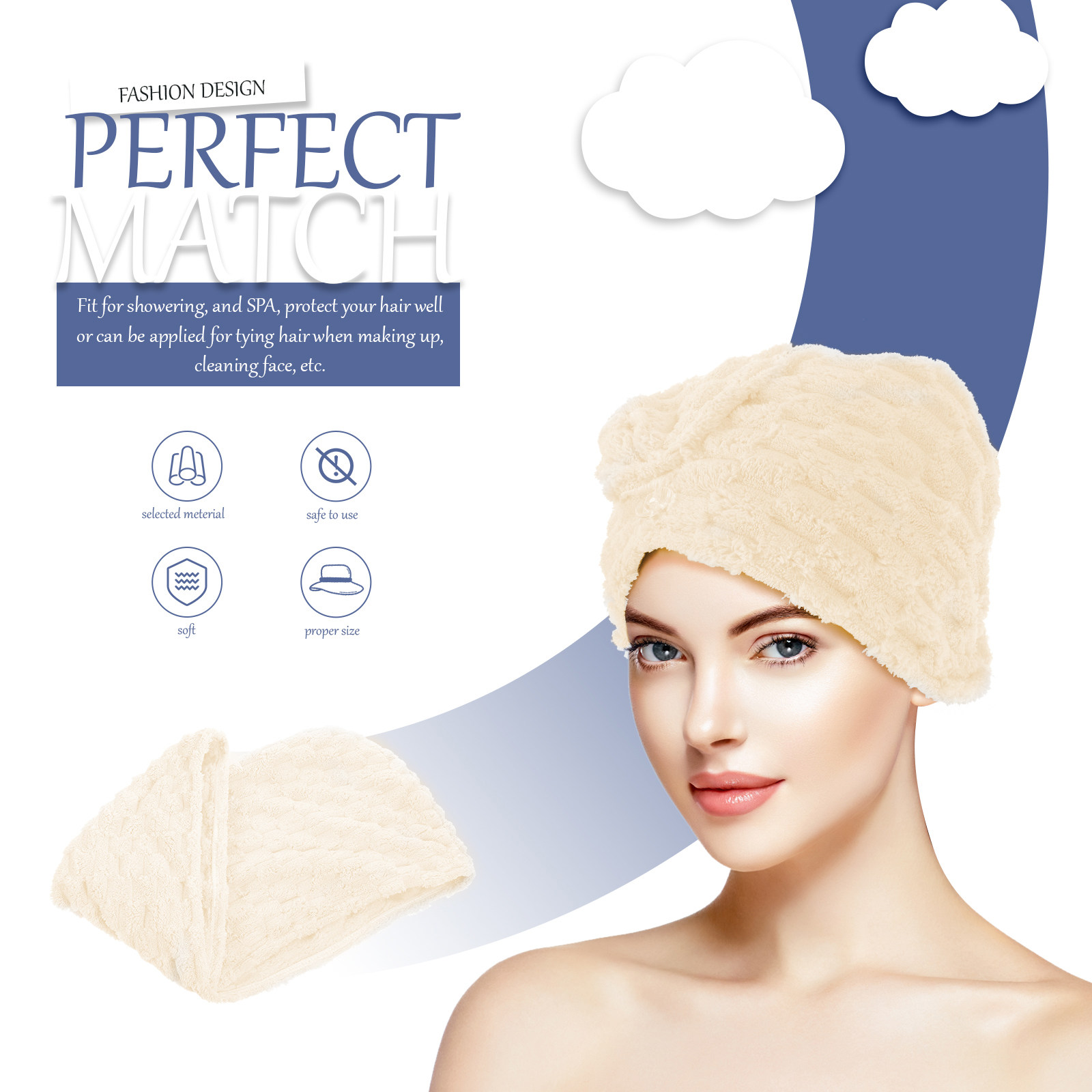 Extra Thick Hair Towel Wrap fo - Head Wrap Turban 리뷰 및 가격