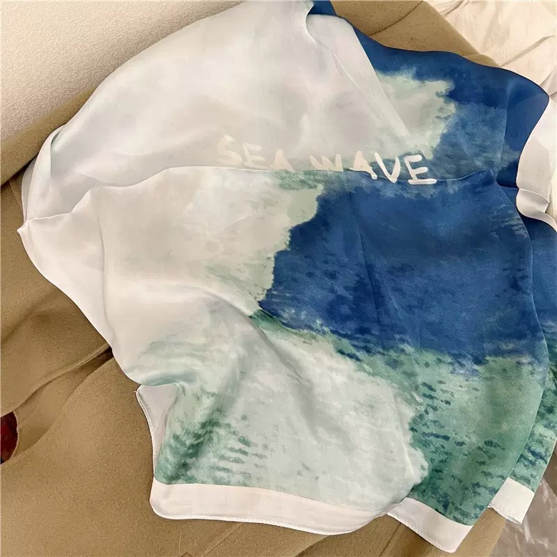 Luxury Design Skinny Silk Squa - Face Scarf Mask 리뷰 및 가격