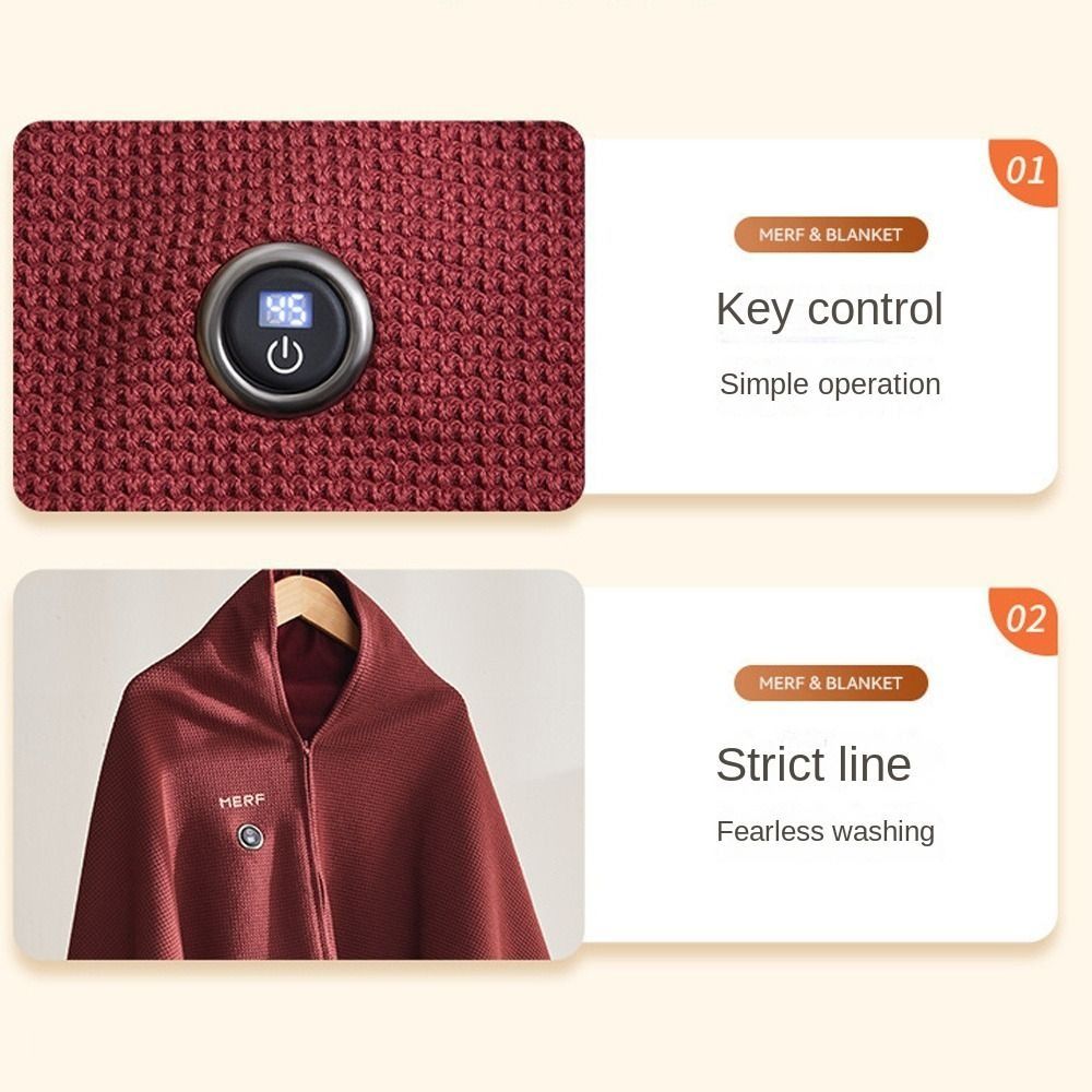 Fashion Wearable USB Electric  - Woven Scarf Blanket 리뷰 및 가격