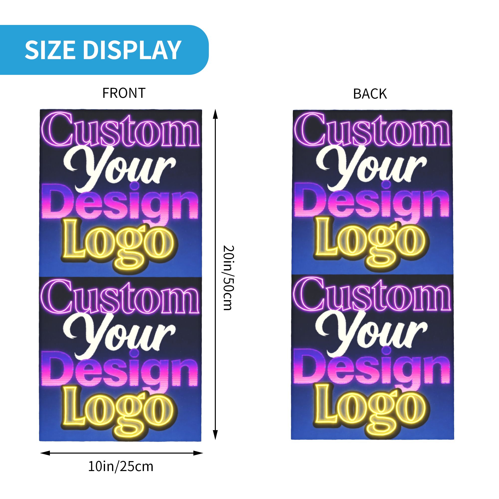 Custom Custom Your Design Logo - Neck Warmer Tube 리뷰 및 가격