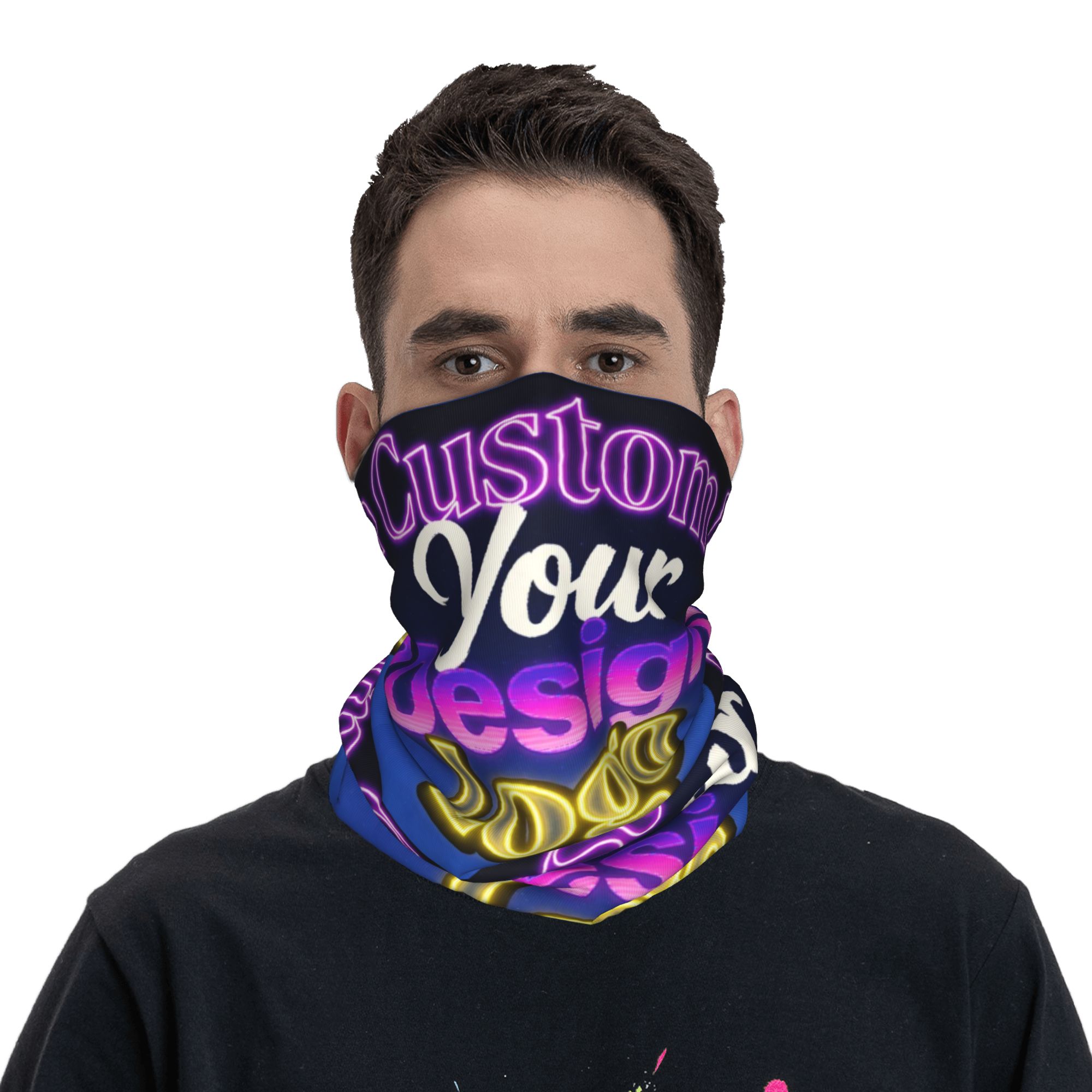 Custom Custom Your Design Logo - Neck Warmer Tube 리뷰 및 가격
