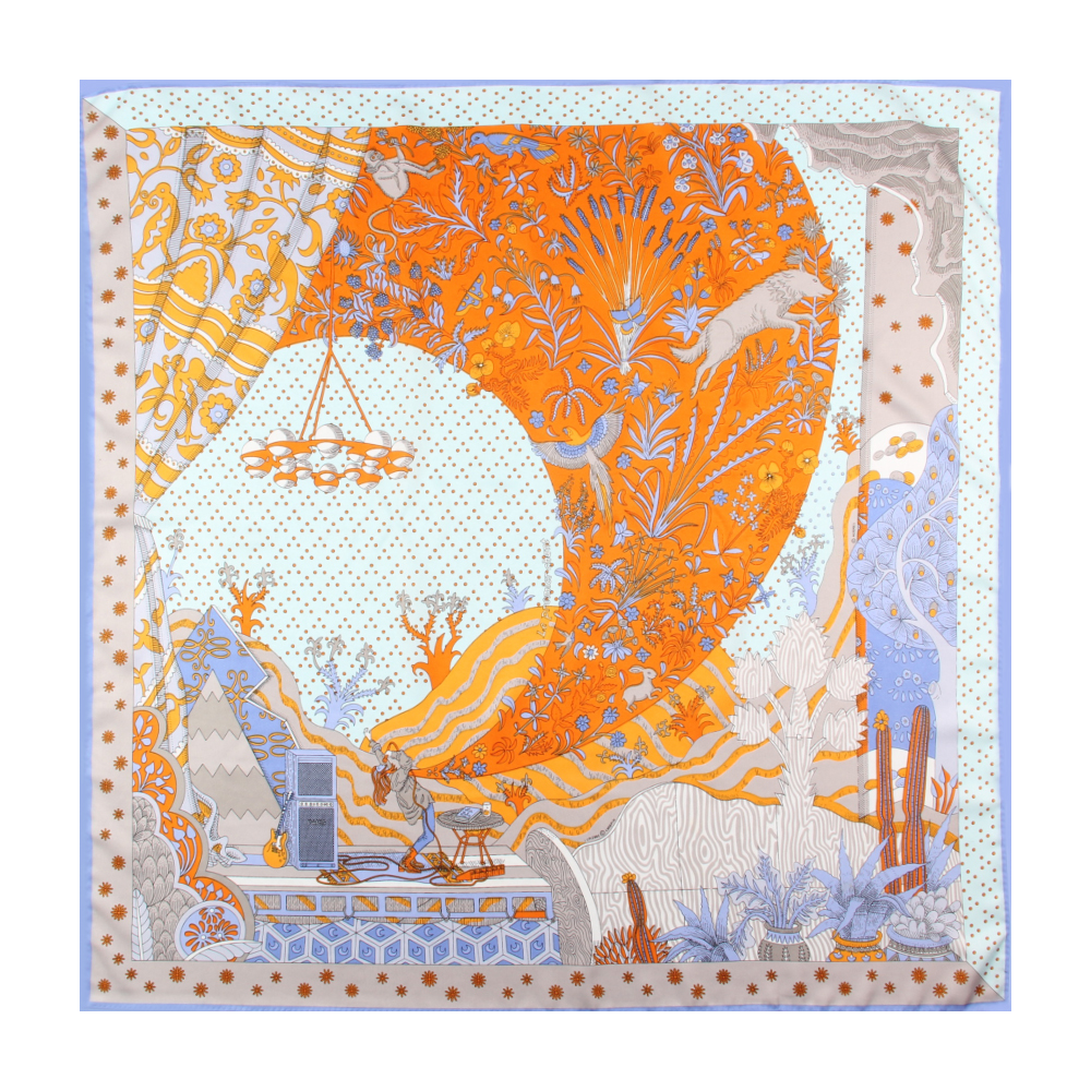 Manual Hand Rolled Twill Silk  - Scarf Silk Square 리뷰 및 가격
