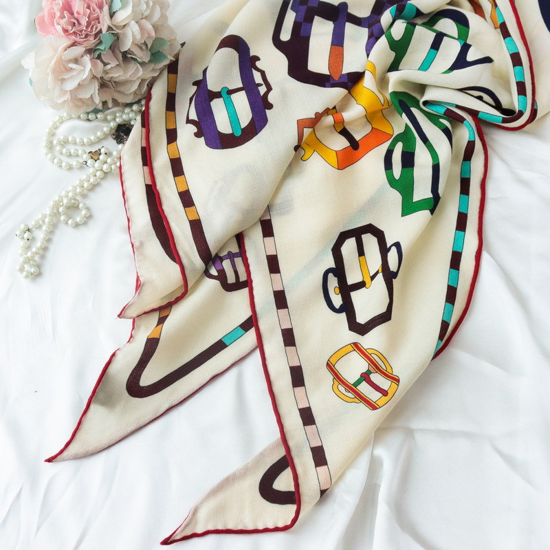 Silk Wool Scarf Large Triangle - Pashmina Wrap Large 리뷰 및 가격