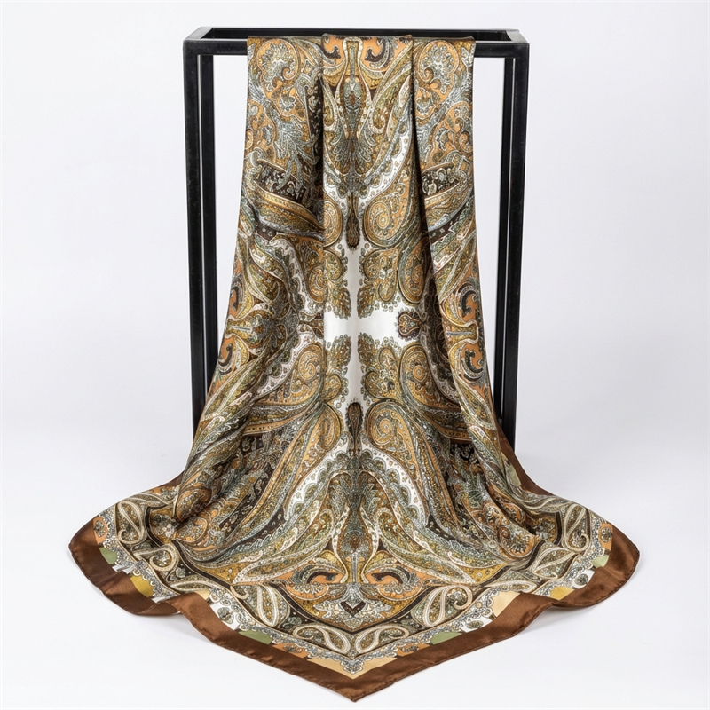 Women Spring Summer Square Sca - Scarf Silk Square 리뷰 및 가격