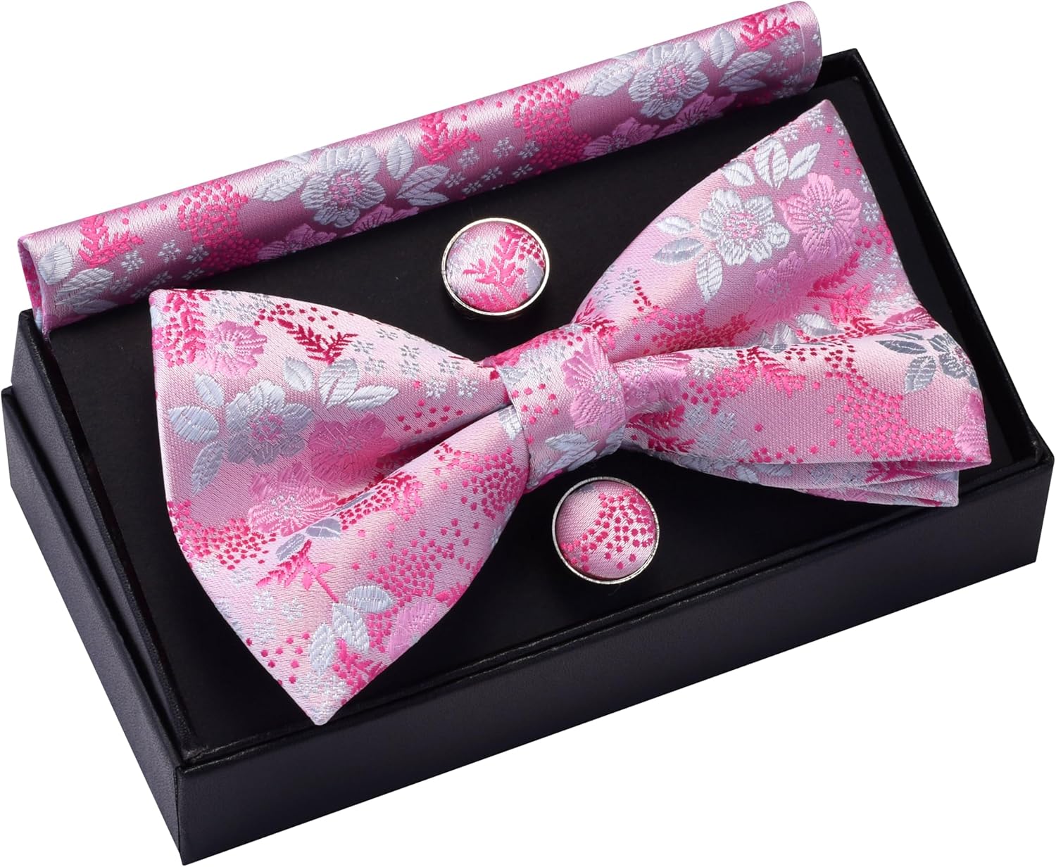Floral Bow Tie & Handkerchief  - Bow Tie Pre Tied 리뷰 및 가격