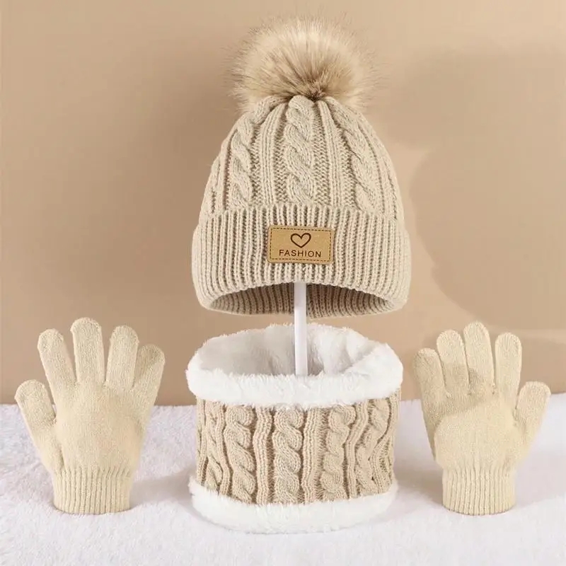 Toddler Kids Pom Pom Decor Bea - Infinity Scarf Knit 리뷰 및 가격