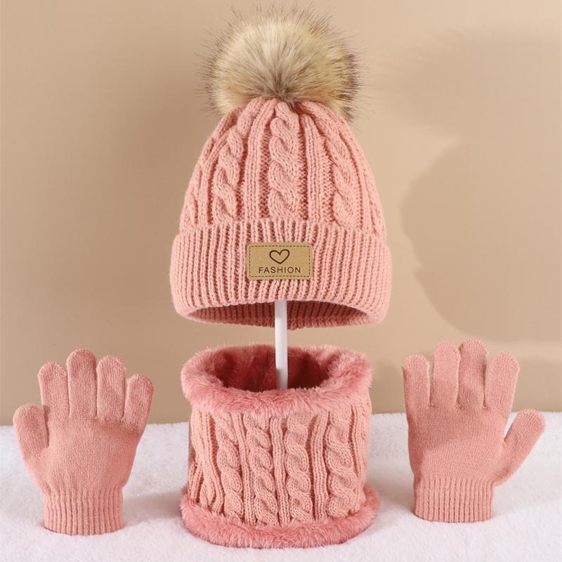 Toddler Kids Pom Pom Decor Bea - Infinity Scarf Knit 리뷰 및 가격