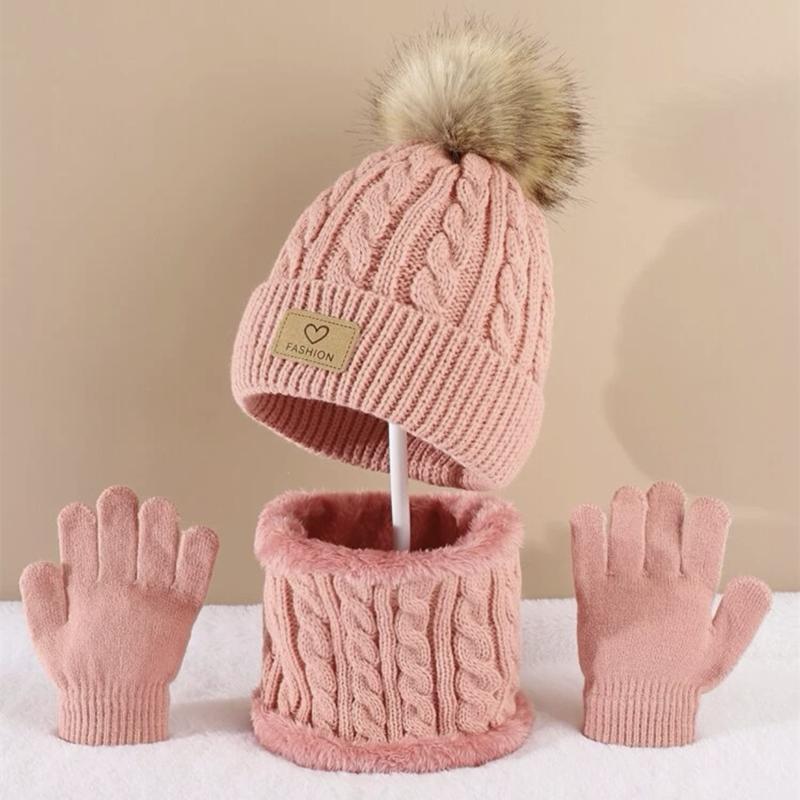 Toddler Kids Pom Pom Decor Bea - Infinity Scarf Knit 리뷰 및 가격