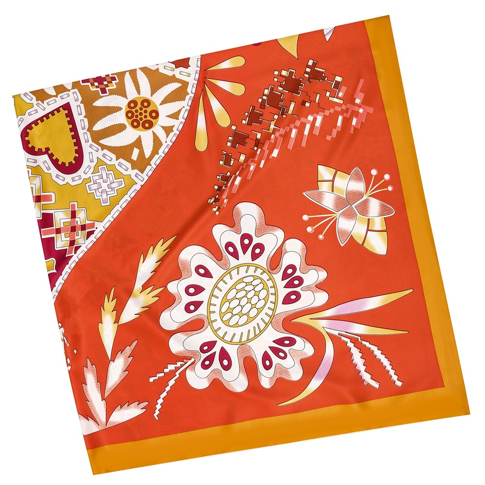 130cm Brand Women Scarves Desi - Scarf Silk Square 리뷰 및 가격