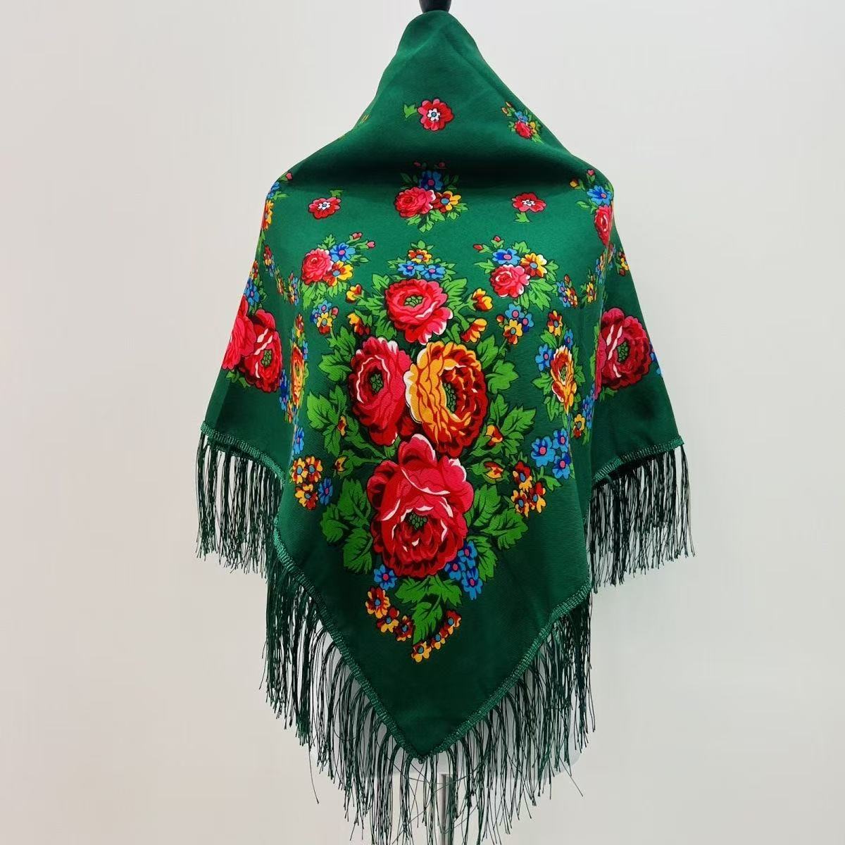 120*120cm Luxury Floral Russia - Bandana Cotton 리뷰 및 가격