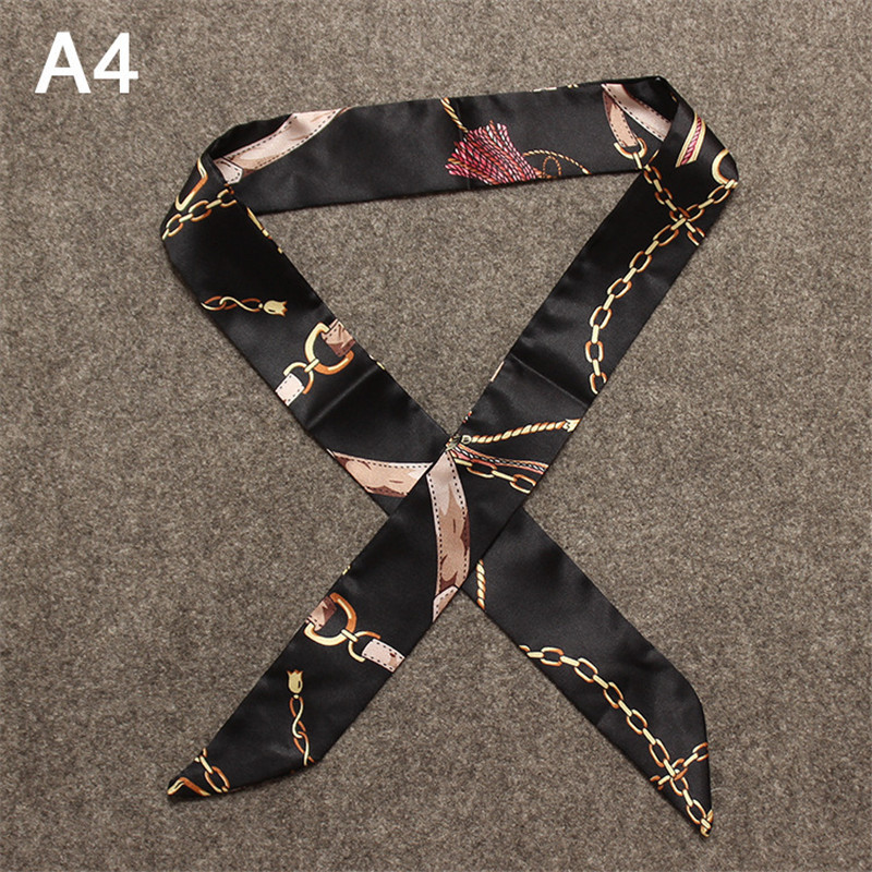 Fashion Skinny Bag Scarf Women - Silk Neck Scarf 리뷰 및 가격