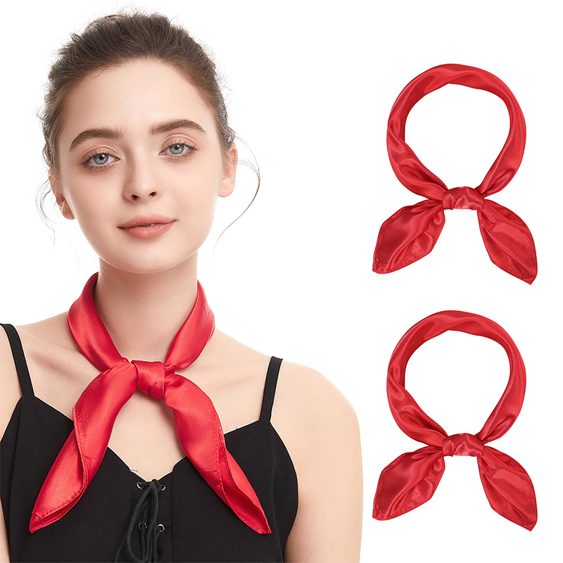 2024 New Fashion Women Satin S - Scarf Silk Square 리뷰 및 가격