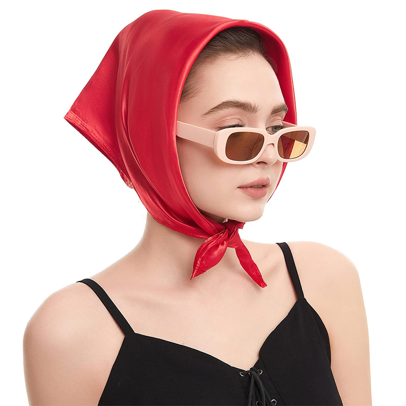 2024 New Fashion Women Satin S - Scarf Silk Square 리뷰 및 가격