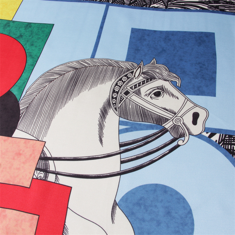 Silk Scarf Women Foreast Horse - Face Scarf Mask 리뷰 및 가격