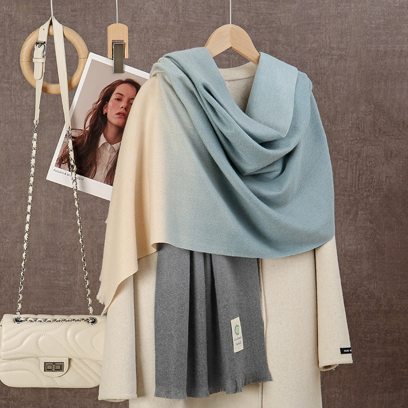 New 2024 Gradient Cashmere Sca - Woven Scarf Blanket 리뷰 및 가격