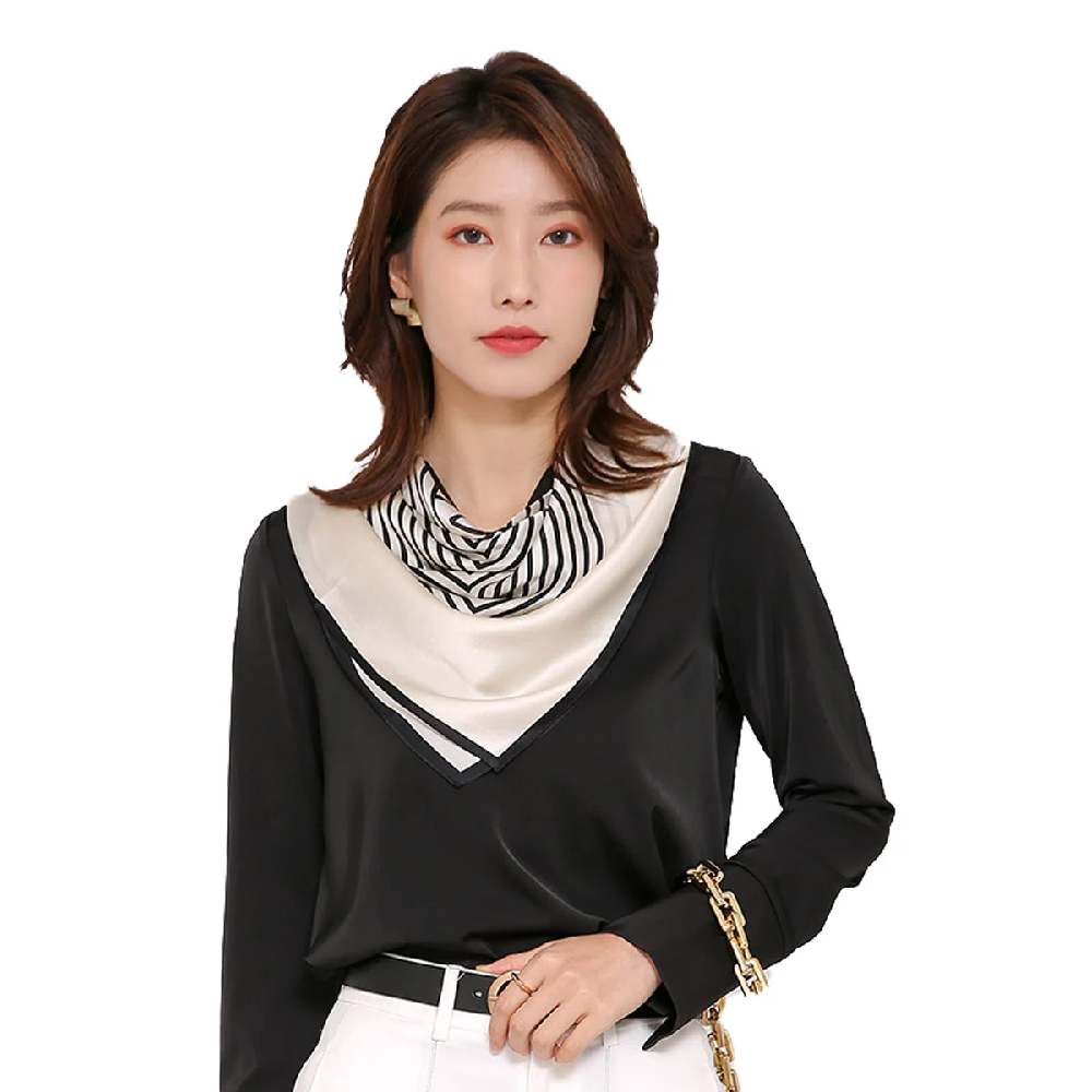 Vintage 100% Silk Scarf Women  - Silk Tie Striped 리뷰 및 가격