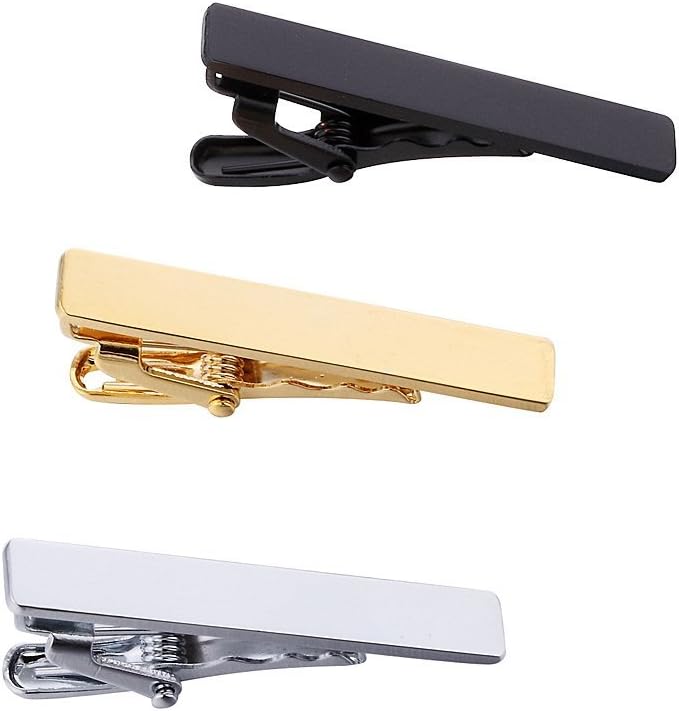 Men's Skinny Tie Clip Set 3 To - Tie Clip Silver 리뷰 및 가격