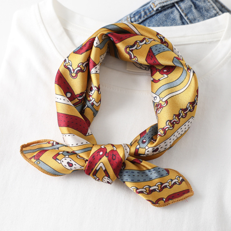 Women scarf  50*50cm Square Sk - Silk Tie Striped 리뷰 및 가격