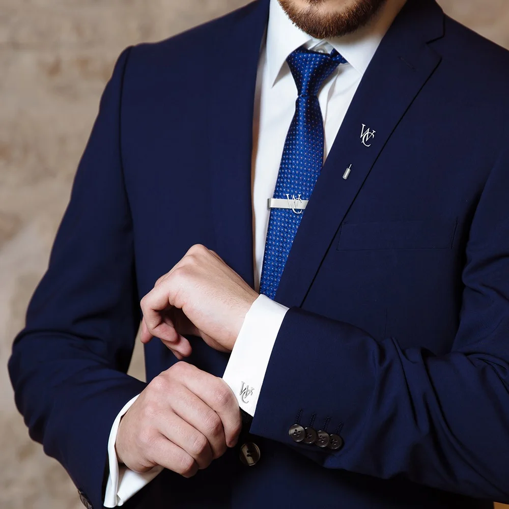 Personalized Cufflinks/Lapel P - Tie Bar Set Gift 리뷰 및 가격