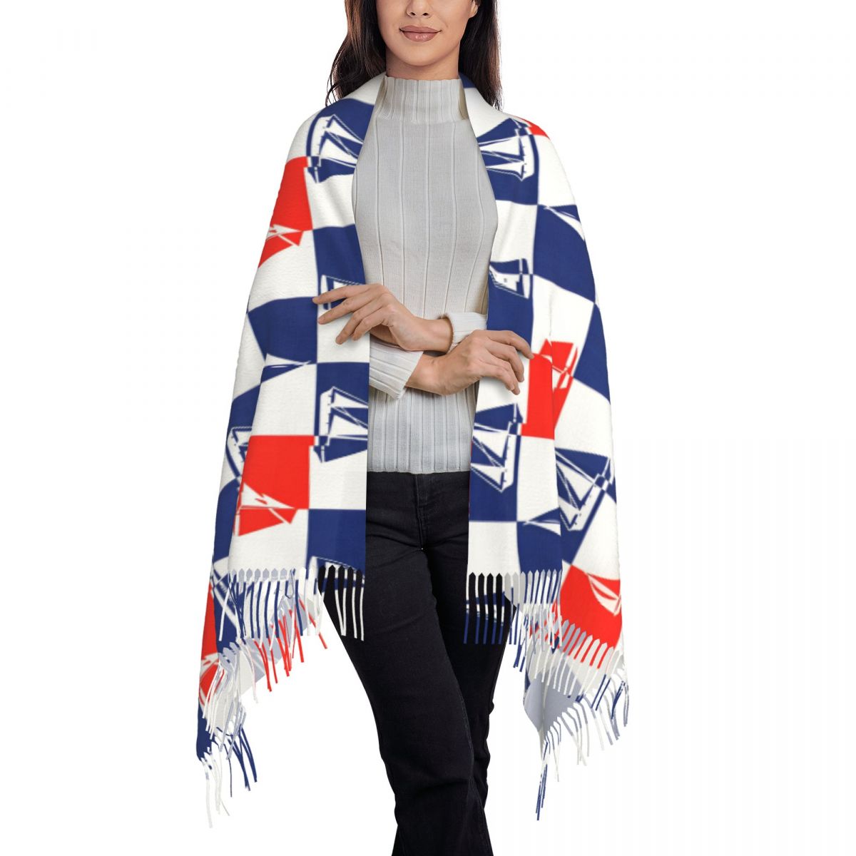 Sailing Ship Ocean Scarf Fall  - Pashmina Wrap Large 리뷰 및 가격
