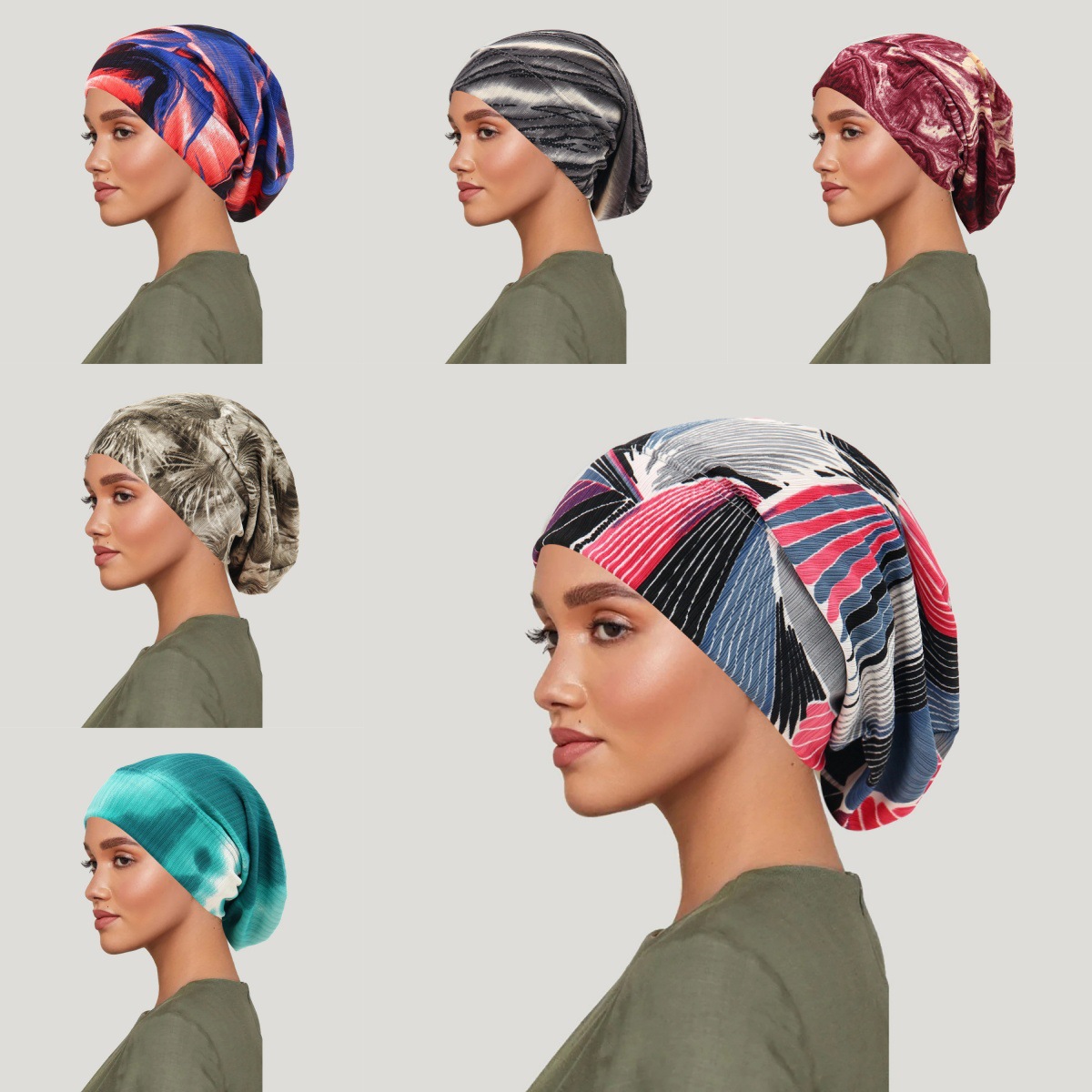 2026 New Tie-dye Hair Cover Ca - Head Wrap Turban 리뷰 및 가격