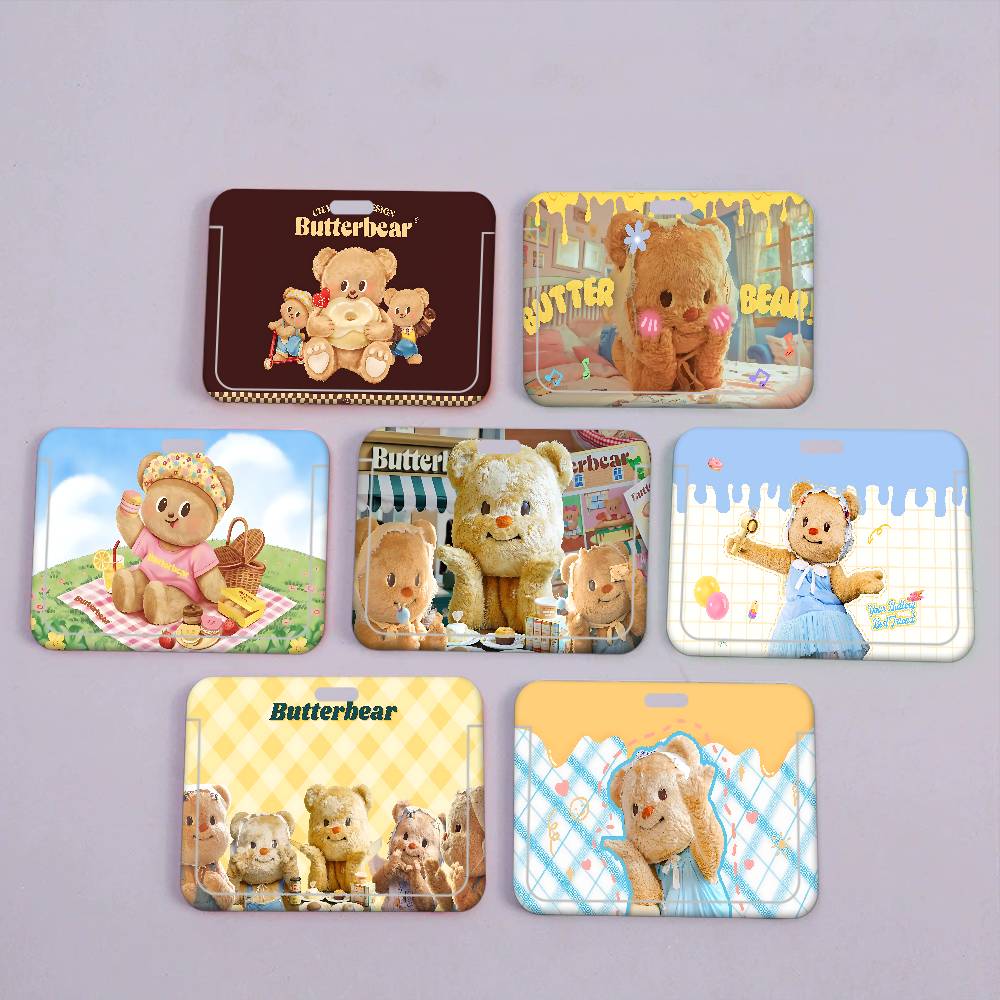 Cute B-butter Bear Badge Holde - Lanyard Badge Holder 리뷰 및 가격