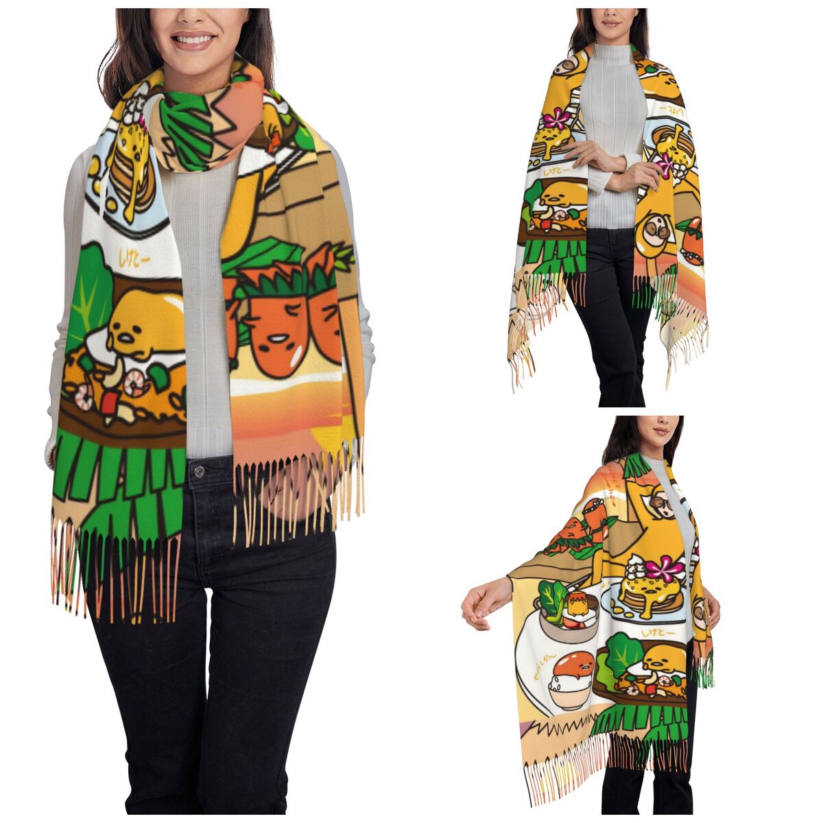 Women's Scarf with Tassel Gude - Pashmina Wrap Large 리뷰 및 가격