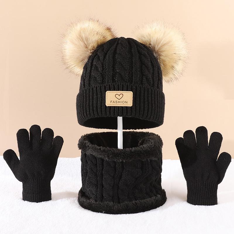 Toddler Kids Pom Pom Decor Bea - Infinity Scarf Knit 리뷰 및 가격