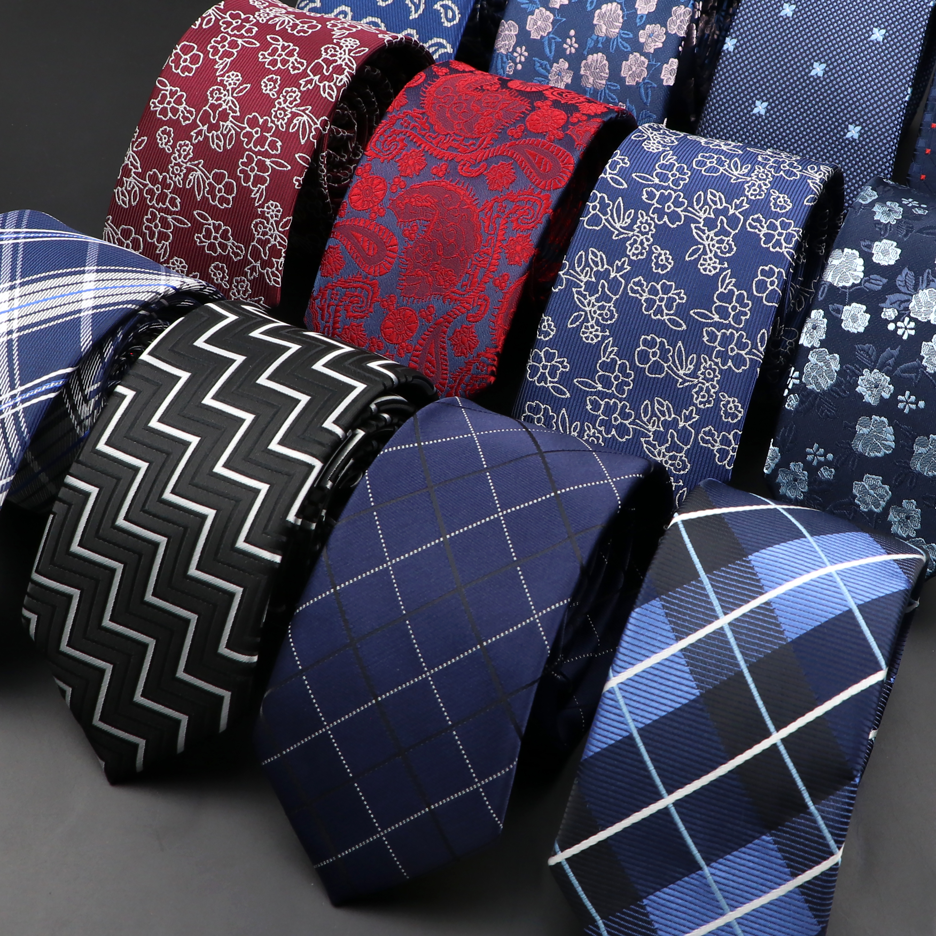 New Men Ties Solid Color Strip - Skinny Tie Men 리뷰 및 가격