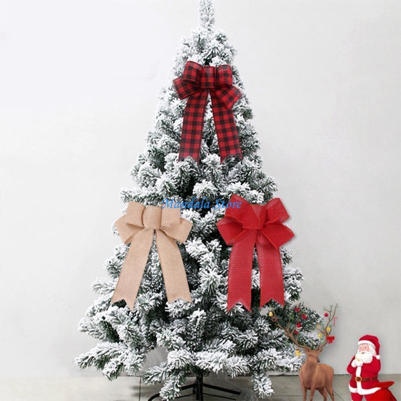 U2JC Christmas Tree Bow Stripe - Bow Tie Pre Tied 리뷰 및 가격