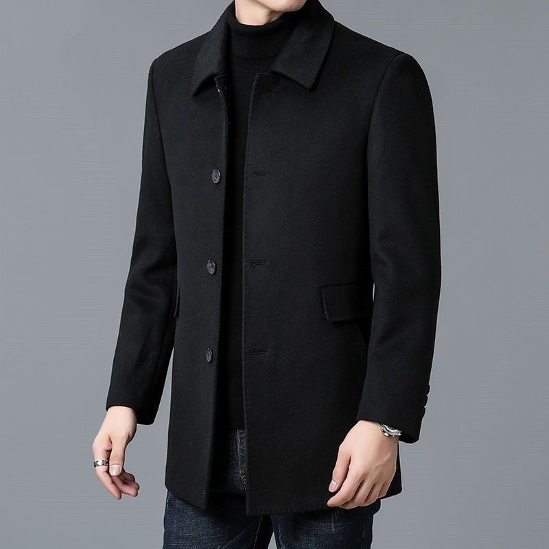 Wool Blend Coat White Mans Sha - Muffler Men Wool 리뷰 및 가격
