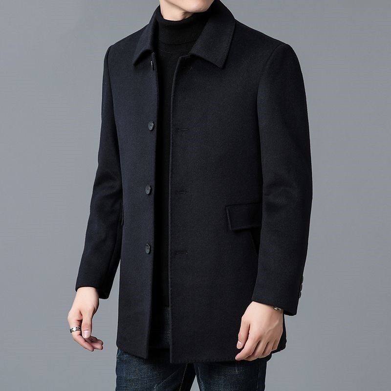 Wool Blend Coat White Mans Sha - Muffler Men Wool 리뷰 및 가격